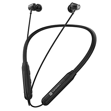 Portronics Harmonics Z3 Wireless Bluetooth 5.3 Neckband in Ear Earphones with mic, 30Hrs Playtime, Magnetic Latch, IPX5 Water Resistant, Type C Charging Port(Black)