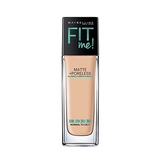 Maybelline New York Fit Me Matte with Poreless Foundation, 128 Warm Nude, 30ml