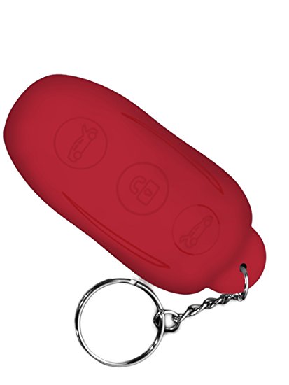 Silicone FobPocket (key holder) for the Tesla Model S (Stealth Red)
