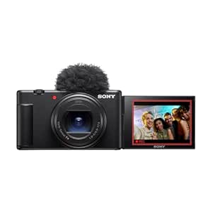 Sony Digital Camera ZV-1M2 for Content Creators with 18-50mm Wide-Angle Zoom Lens | Compact Camera with Strong Image Stabilisation | Accurate Autofocus | Cinematic Vlog Setting - Black