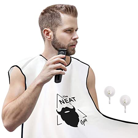 The Neat Guy Beard Apron/Bib for Mess-Free Shaving, What you Need for a Good, Clean Shave, The Perfect Father's Day Gift