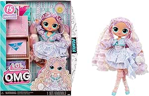 LOL Surprise OMG Pearla Fashion Doll with 15 Surprises Including Mermaid Themed Fashions and Accessories – Great Gift for Kids Ages 4