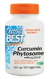 Doctors Best Curcumin Phytosome Featuring Meriva Vegetarian Capsules 500mg 180 Count