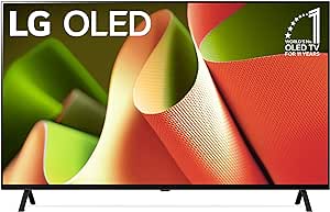 LG 65-Inch B4 OLED 4K Smart TV - α8 AI Processor 4K, Alexa Built-in, 120Hz Refresh Rate, HDMI 2.1, G-Sync, FreeSync, VRR, WebOS 24, Dolby Vision, Dolby Atmos, Magic Remote (OLED65B4PUA, 2024)