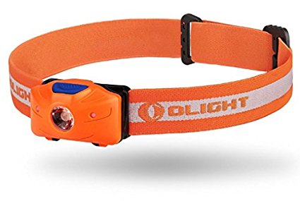 Olight Best AAA Flashlight H05 ACTIVE Headlamp Cree XM-L2 LED 150 Lumens Headlight Powered by 2x Lithium Iron AAA batteries ,Orange