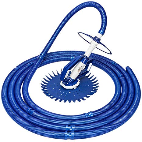 VINGLI Automatic Pool Cleaner in-Ground Suction-Side Vacuum-Generic Climb Wall Pool Sweeper