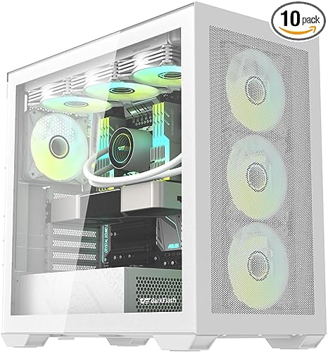 darkFlash DLX4000 Win ATX Mid-Tower Desktop Computer Gaming Case USB 3.0 Ports Tempered Glass Windows
