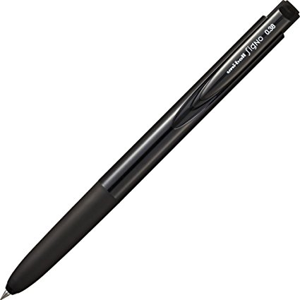 Uni Ball Signo Knock Ballpoint Pen RT1 0.38mm Color, Black (UMN15538.24)