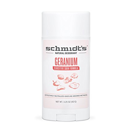 Schmidt's Natural Deodorant™ - Geranium Sensitive Skin Stick (3.25 oz.; Odor Protection & Wetness Relief; Aluminum-Free)