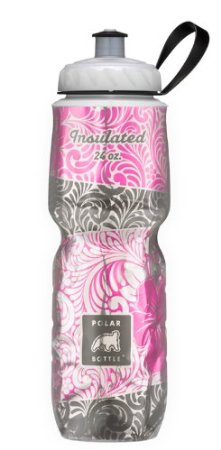 Polar Bottle Insulated Water Bottle (Island Blossom) (24 oz) - 100% BPA-Free Water Bottle - Perfect Cycling or Sports Water Bottle - Dishwasher & Freezer Safe