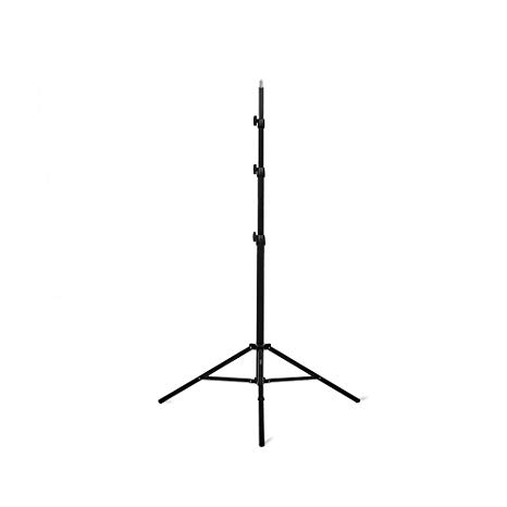 Fovitec - 1x 8'3" Photography & Video Light Stand - [For Lights, Reflectors, & Modifiers][Collapsible][Spring Cushioned][Ergonomic Knobs]