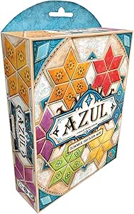 Azul Summer Pavilion Mini Board Game - Portable Travel Edition! Tile-Placement Strategy Game, Fun Family Game for Kids & Adults, Ages 8 , 2-4 Players, 30-45 Min Playtime, Made by Plan B Games