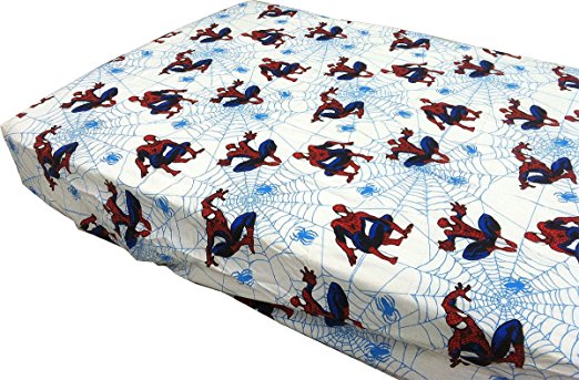 Marvel Spider-Man Webslinger Toddler Bedding Fitted Sheet