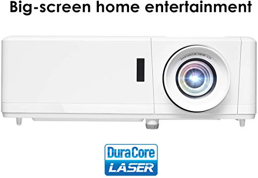 Optoma HZ39HDR Laser Home Theater Projector with HDR | 4K Input | 4000 lumens | Lamp-Free Reliable Operation 30,000 Hours | Easy Setup with 1.3X Zoom | Quiet Operation 32dB | Crestron Compatible