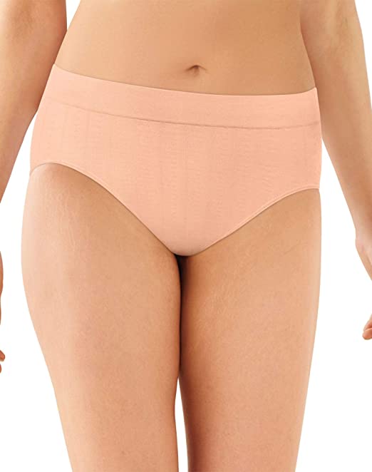 Bali Women's Panties, Brief Panties for Everyday Comfort, Smoothing Underwear, Seamless Brief Panty (Colors May Vary)