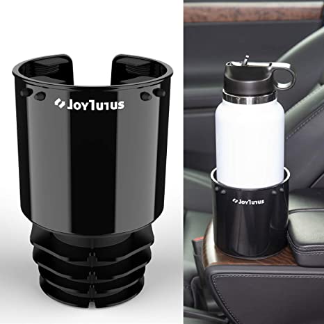 JOYTUTUS Cup Holder for Car, Updated Stable Cup Holder Expander, Large Car Cup Holders Hold 18-40 oz Bottles and Mugs, Hydroflask Cup Holder for Car, Adapt Most Regular Cup Holder, Patent Pending