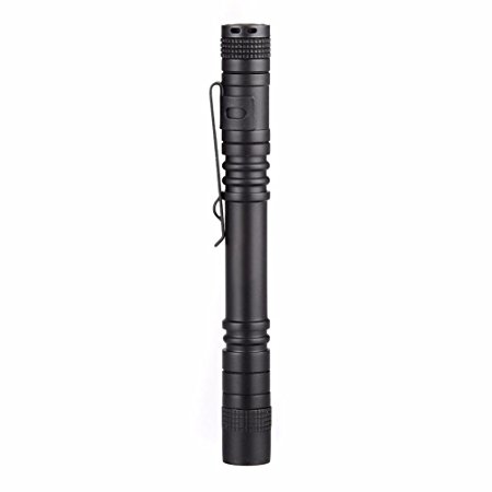 Mini Perman 1200 Lumens CREE XPE-R3 LED Flashlight Lamp Light Clip Torch Penlight AAA Battery