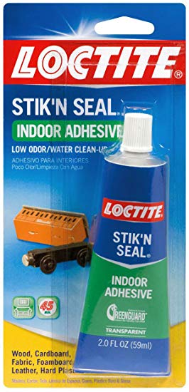 Loctite Stik 'n Seal Indoor Adhesive 2-Ounce Tube (212220)