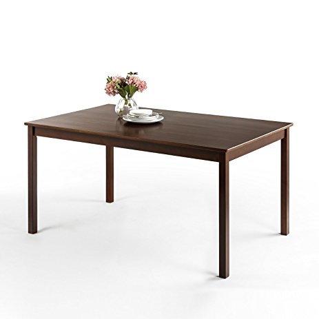 Zinus Espresso Wood Large Dining Table / Table Only