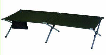 Rio Adventure Military Cot (1-Piece), X-Large, Green