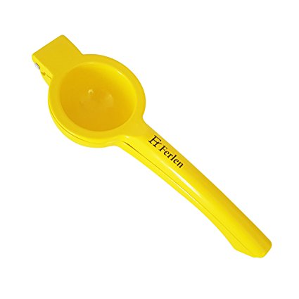 Lemon Squeezer - Best Manual Press Citrus Juicer - Heavy Duty Food Safe Enameled Aluminum - Perfect For Every Kitchen Or Bar