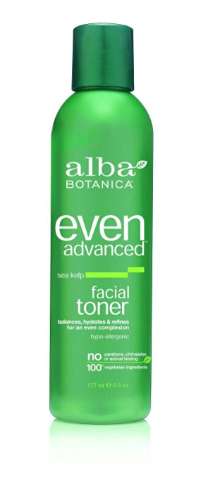 Alba Botanica Even Advanced, Sea Kelp Facial Toner, 6 Ounce