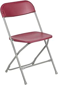 Flash Furniture Hercules™ Series Plastic Folding Chair - Red - 2 Pack 650LB Weight Capacity Comfortable Event Chair - Lightweight Folding Chair