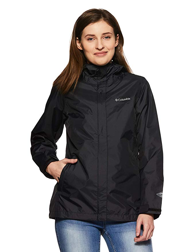 Columbia Women's Arcadia Ii Waterproof Breathable Jacket with Packable Hood