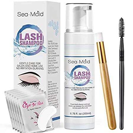 Eyelash Extension Cleanser 200ML /Clean Extension Lashes And Nature Lashes/This Lash Shampoo Suit For Home Use And Salon Use
