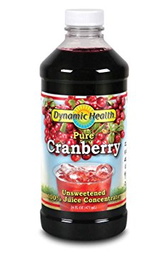 Dynamic Health, Unsweetened Concentrate Juice, Cranberry , 16-Ounce