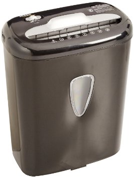 AmazonBasics 6-Sheet High-Security Micro-Cut Paper and Credit Card Shredder