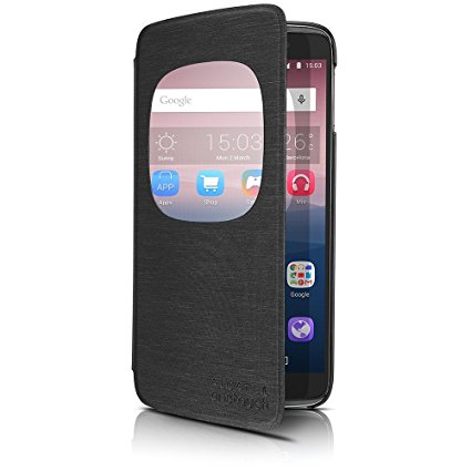 Alcatel Cell Phone Cradle for 4.7" ALCATEL ONETOUCH IDOL 3 - Retail Packaging - Dark grey