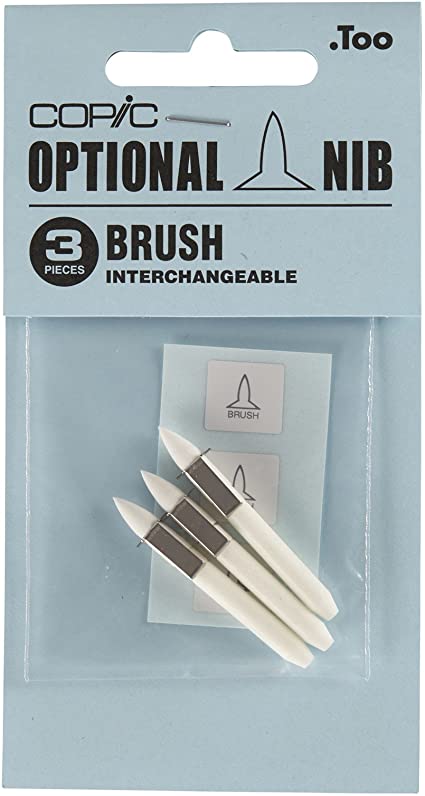 Copic Markers Brush Nib, 3-Pack