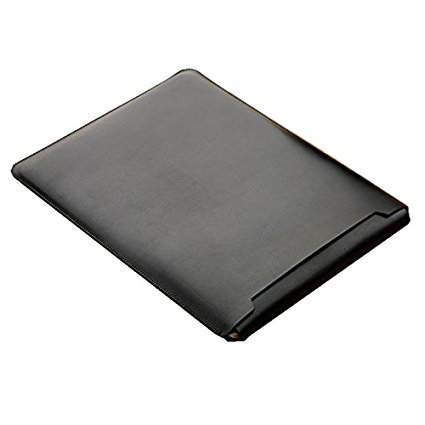 Soyan Microfiber Leather Sleeve Cover for 15 inch MacBook Pro with Retina Display (Black)