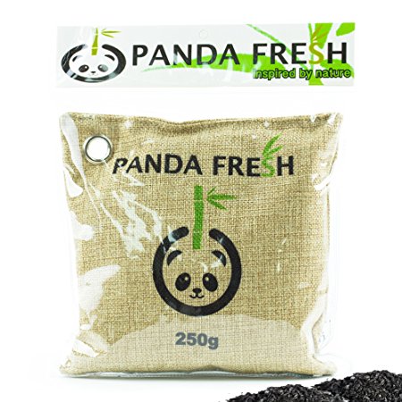 LARGE - Remove Odors Naturally with Activated Air Purifying Moisture Removing 250g Bag Non Toxic & Chemical Free Bamboo Charcoal   REUSABLE FOR 2 YEARS !