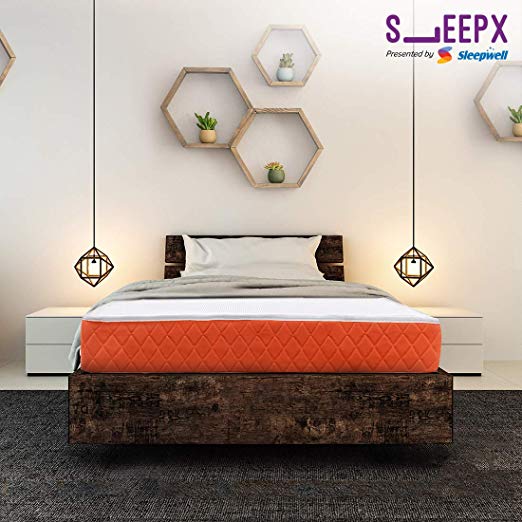 SleepX Presented by Sleepwell Dual mattress - Medium Soft and Hard (72*36*5 Inches)