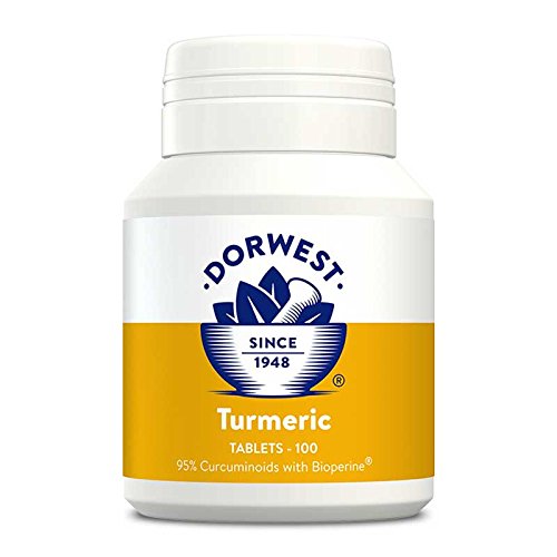 Dorwest Herbs Turmeric Tablets for dogs and cats, 100 tablets