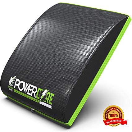 Epitomie Fitness Power Core Ab Mat – Portable Back Support Sit Up Pad – No Slip Ab Mats for Sit Ups & Crunches - 12x14.5x2.75” Abmat Sit Up Mat