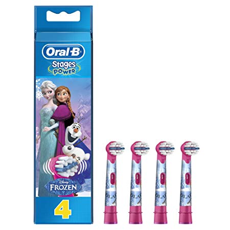 Kids By Oral-b Stages Power Frozen Replacement Heads 4 Pack