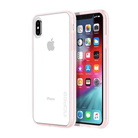 Incipio Octane Pure Case for iPhone Xs Max (6.5") with Translucent Back Shell and Shock Absorbing Outer Edge Bumper - Rose