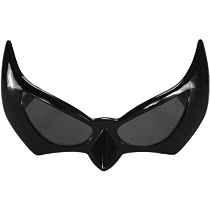 Elope Batman Bat Man Black Sunglasses Costume Glasses (Standard)