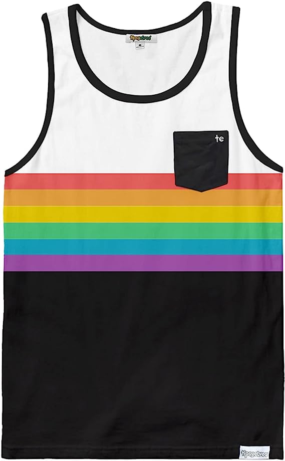 Tipsy Elves Pride Tank Tops - Gay Pride Shirts for LGBTQ Pride Men’s Pride Tops for Pride Parades and Festivals