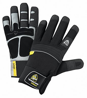 West Chester 96650 Synthetic Leather Waterproof Winter Glove, Neoprene Wrist Hook and Loop Cuff, 10-1/2" Length, XL (Pack of 1 Pair)