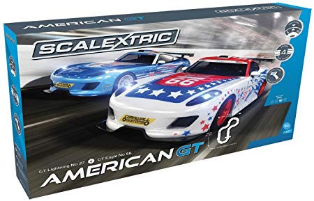 Scalextric America GT 1:32 Slot Car Race Track C1361T Playset