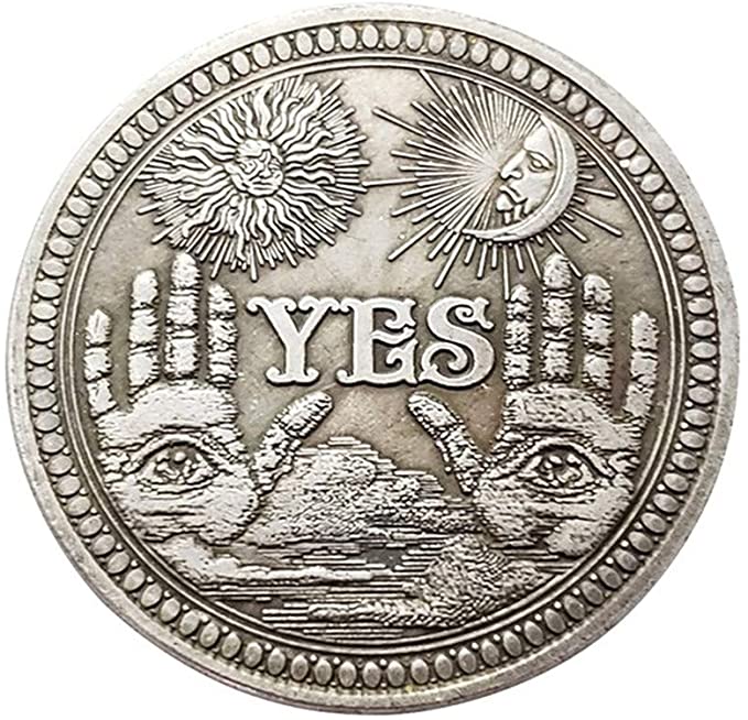 Yes Or No Challenge Coin Souvenir Commemorative Coins Antique Collection