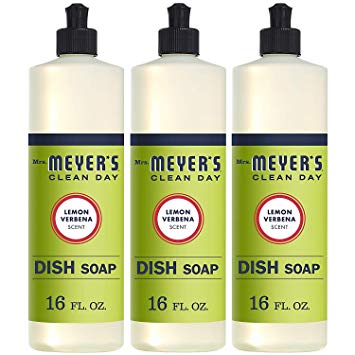 Mrs. Meyer´s Clean Day Dish Soap, Lemon Verbena, 16 fl oz, (6 Count,2-Pack)
