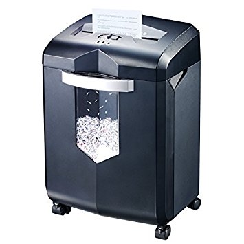 Bonsaii EverShred C149-D 12-Sheet Micro-cut Paper Shredder, Overload and Thermal Protection, 60 Mintues Continuous Running Time, Draw-out 6 Gallon Wastebasket Capacity, Easy to Move with 4 Casters