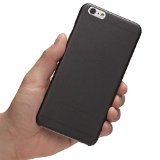 iPhone 6S Plus Case TOTALLEE The Scarf - The Thinnest Case for iPhone 6 Plus  6S Plus - Ultra Thin and Ultra Light - Slim Minimal Lightweight 55 Screen Black