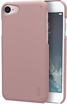 Silk iPhone 7 Slim Case - Snap Shell for iPhone 7 [Ultra Slim Fit Soft-Touch Protective Cover] - Rose Gold