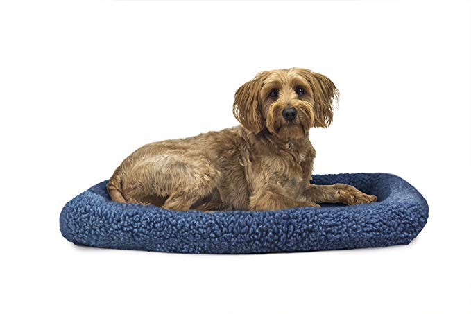 FurHaven Pet Kennel Pad | Bolster Pet Bed for Crates & Kennels - Available in Multiple Colors & Styles